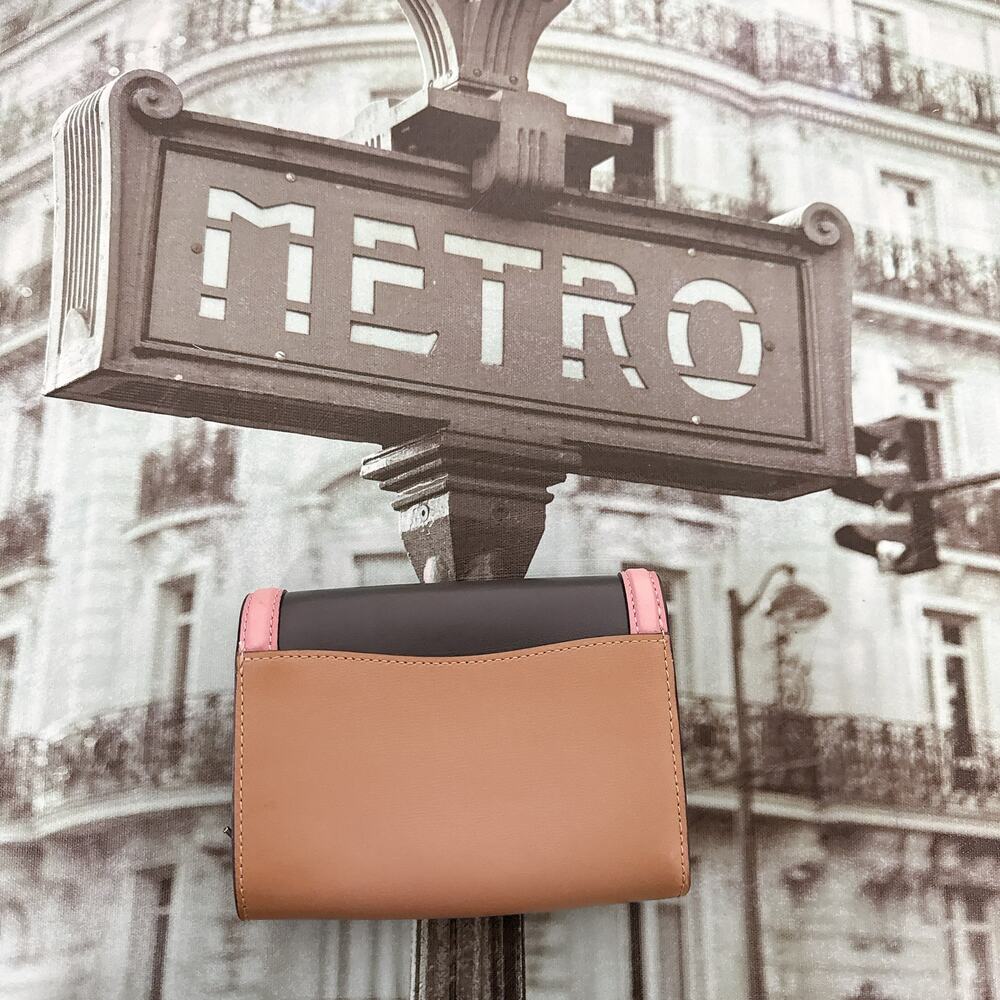 Coach 89250 Hutton Wallet In Colorblock - Picture 2 of 9
